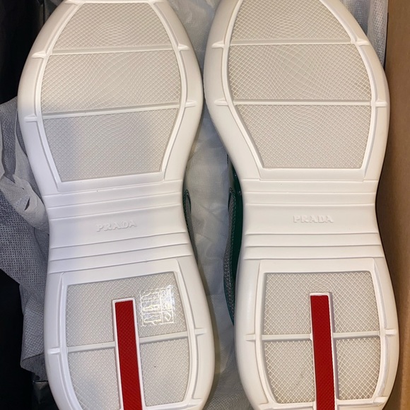 Men Prada Cup Sneakers. Brand new never worn, size 8 but fits like a size 10 - Picture 10 of 14